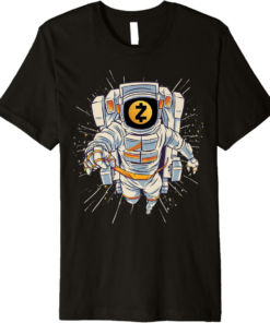 Zcash T-Shirt Crypto Astronaut To Moon