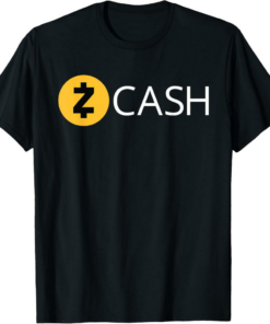 Zcash T-Shirt Cyrptocurrency Coin Logo