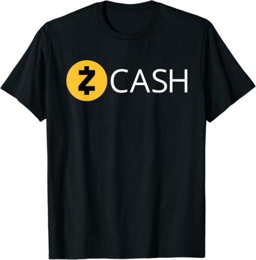 Zcash T-Shirt Cyrptocurrency Coin Logo