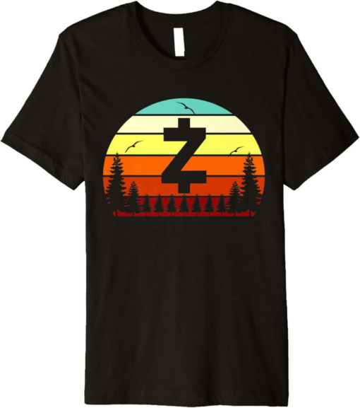 Zcash T-Shirt Hodler Vintage Retro Zec Premium