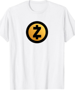 Zcash T-Shirt Logo Crypto Blockchain