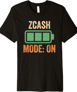 Zcash T-Shirt Mode On Crypto Premium