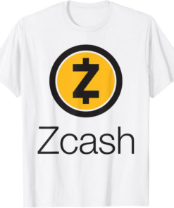 Zcash T-Shirt Official Logo Cypher Mode Crypto