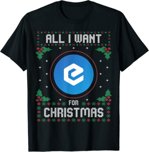 eCash T-Shirt All I Want For Xmas Is Crypto Ugly Sweater