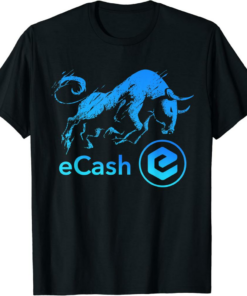 eCash T-Shirt BULLRUN HODL XEC Coin Millionaire eToken