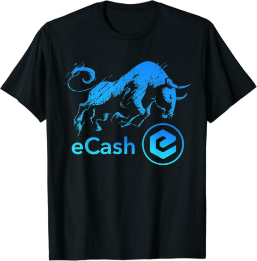 eCash T-Shirt BULLRUN HODL XEC Coin Millionaire eToken