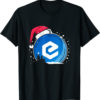 eCash T-Shirt Christmas Santa Hat Hodl Crypto Currency Coin