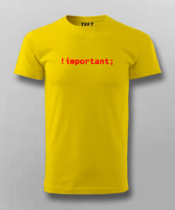 !Important CSS Coding Mens T Shirt 4