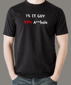 1 IT Guy 99 Asshole Mens Tee 1