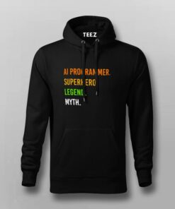 AI Programmer Superhero Legend T Shirt 1