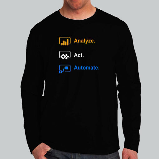 Analyze Act Automate – The 3As of Success T-Shirt