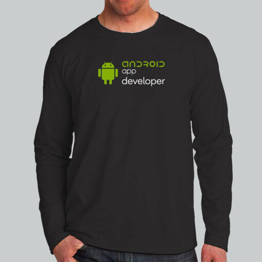 Android App Developer T-Shirt – Craft Apps, Shape Future