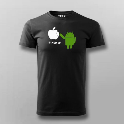 Android Fixes Apple T-Shirt – Cross-Tech Handyman