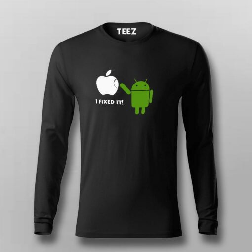 Android Fixes Apple T-Shirt – Cross-Tech Handyman