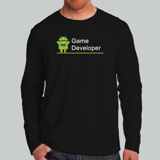 Android Game Developer T-Shirt – Crafting Play on the Go