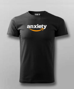 Anxiety Men's Round Neck Tee 2 Anxiety Mens Round Neck Tee 3