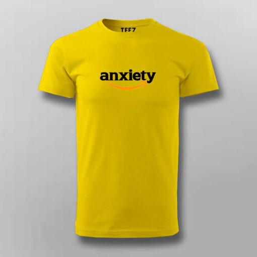 Anxiety Men’s Round Neck Tee