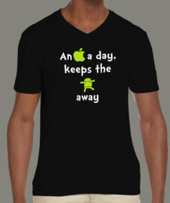 Apple Over Android T Shirt Choose Your Side 3