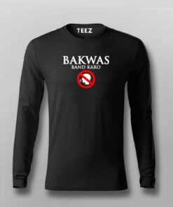 Bakwas Band Karo Mens Tee Speak Sense or Silence 2