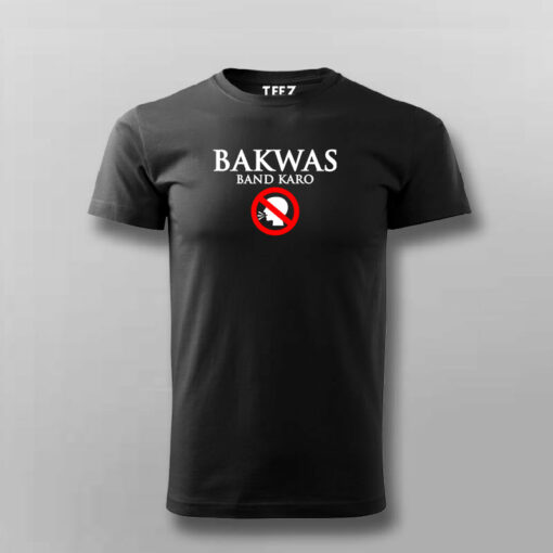 Bakwas Band Karo Men’s Tee – Speak Sense or Silence