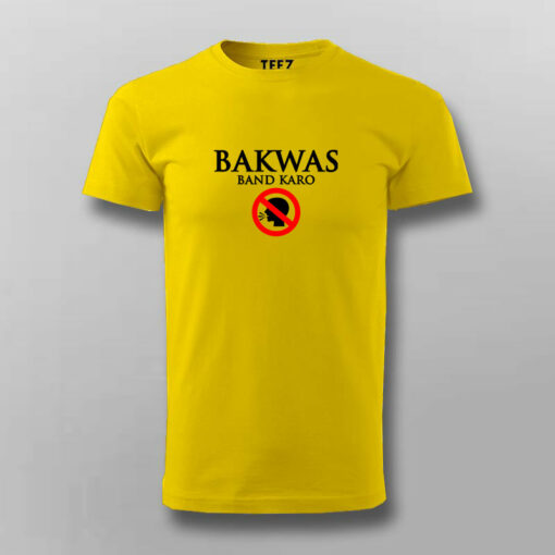 Bakwas Band Karo Men’s Tee – Speak Sense or Silence