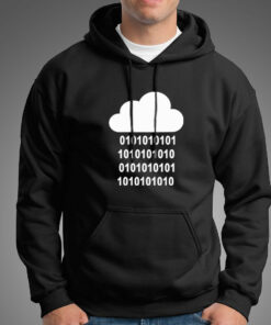 Binary Rain Coder T Shirt 1