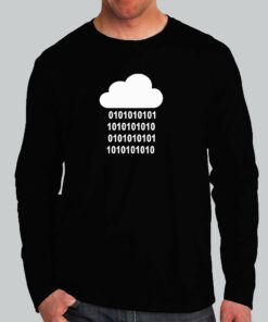 Binary Rain Coder T Shirt 3