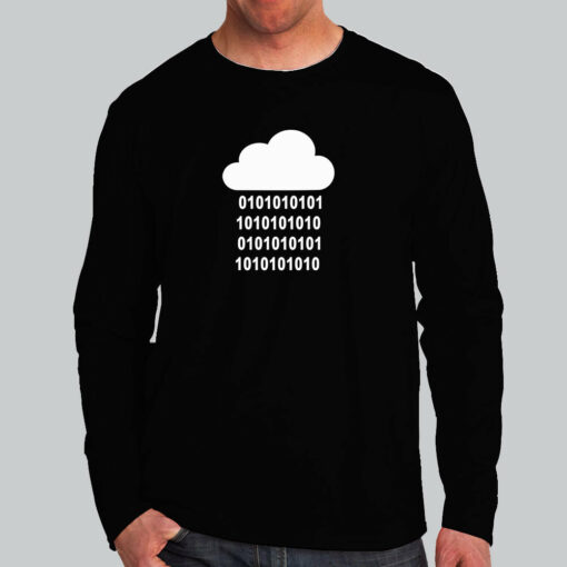 Binary Rain Coder T-Shirt – Dive Into the Matrix