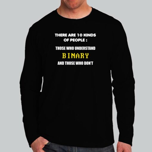 Binary Understanding T-Shirt – 10 Types of People