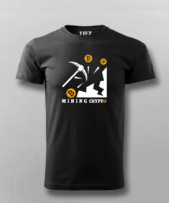 Bitcoin Miner Men's T-Shirt - Digging Digital Gold 2 Bitcoin Miner Mens T Shirt Digging Digital Gold 3