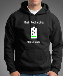 Brain Recharging Mens Geek Tee 1