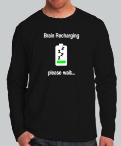 Brain Recharging Men's Geek Tee 2 Brain Recharging Mens Geek Tee 3