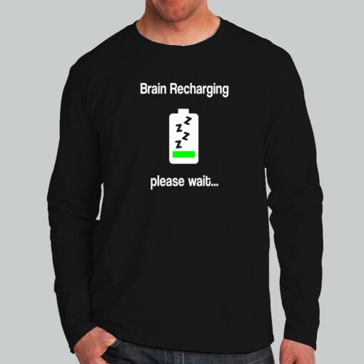 Brain Recharging Men’s Geek Tee