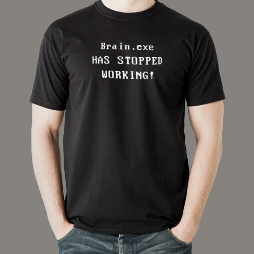 Brain.exe Has Stopped Working Men’s Tee