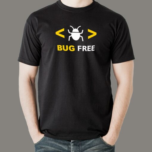 Bug Free Zone T-Shirt – Code with Confidence