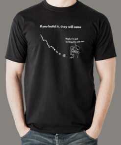 Build It They Will Test Mens T Shirt QAs Creed 1