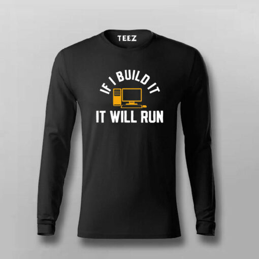 Build & Run Programmer Men’s Tee – Craft. Deploy. Repeat