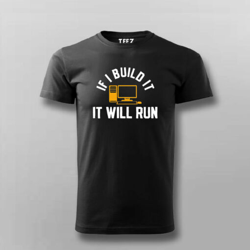 Build & Run Programmer Men’s Tee – Craft. Deploy. Repeat