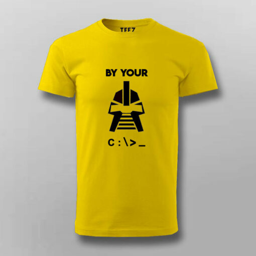 By Your Code Men’s T-Shirt – Define Your World