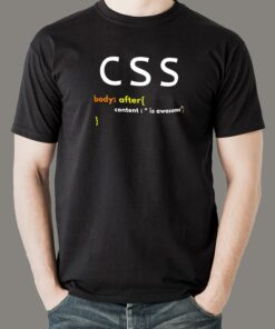 CSS Is Awesome Funny Developer Shirt 1 CSS Is Awesome Funny Developer Shirt 2