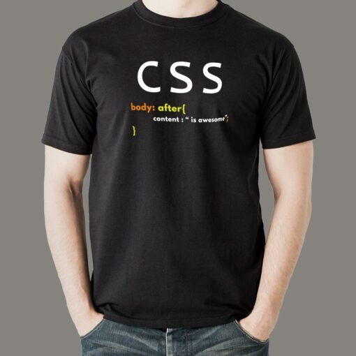 CSS Is Awesome Funny Developer Shirt