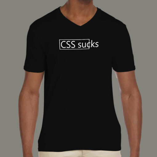 CSS Sucks T-Shirt – The Stylish Web Dev’s Lament