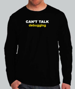 Cant Talk Debugging Mens Developer Tee 1