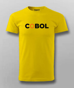 Classic COBOL Coder Mens T Shirt Code Like Its 4