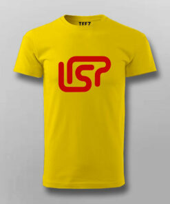 Classic Lisp Logo Mens Tee for Coding Pros 4