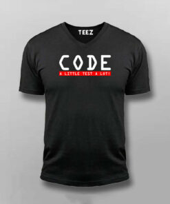 Code A Little Test A Lot Mens Tee Balance in Development 5