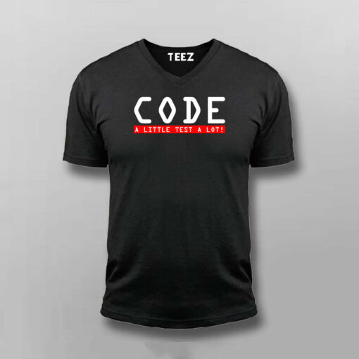 Code A Little, Test A Lot Men’s Tee – Balance in Development