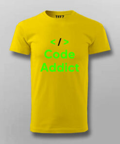 Code Addict Mens T Shirt Always in Debug Mode 4