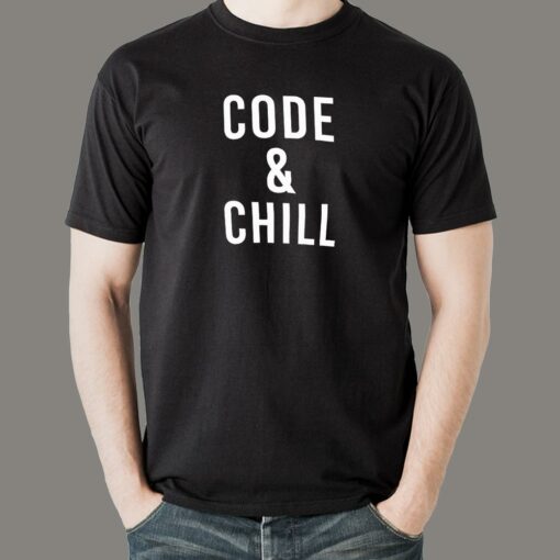 Code And Chill Men’s T-Shirt – Perfect for Relaxed Coding