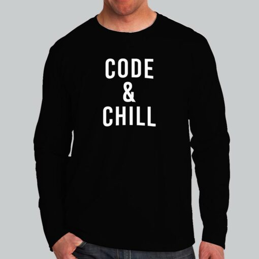 Code And Chill Men’s T-Shirt – Perfect for Relaxed Coding